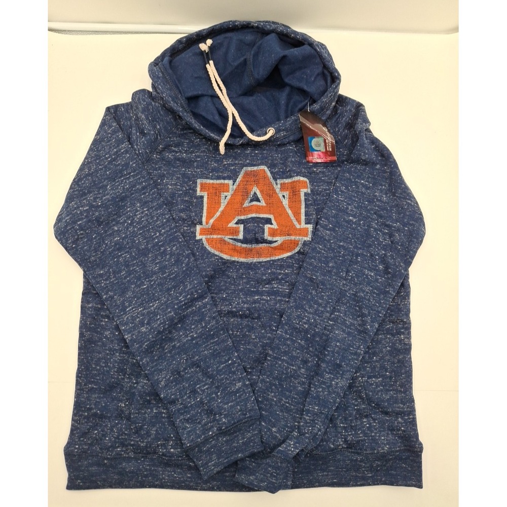Auburn Tigers Colosseum Women's Navy Ultra Soft Hoodie Sweatshirt, NWT